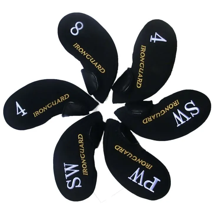 Flocking Material Golf Iron Club Head Covers Flocking Material Golf Iron Club Head Covers